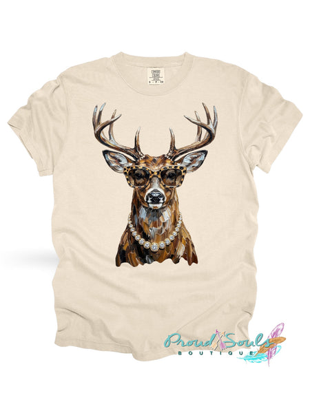 Glam Whitetail Deer Tee PO