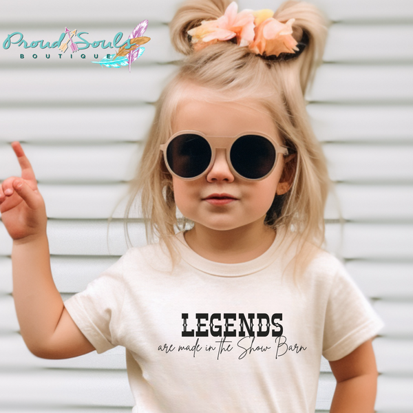 Legends are Made in the Show Barn PO