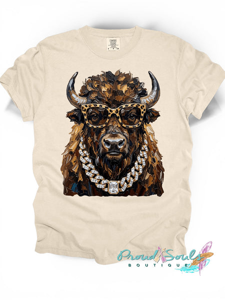 Western Glam Buffalo Tee PO