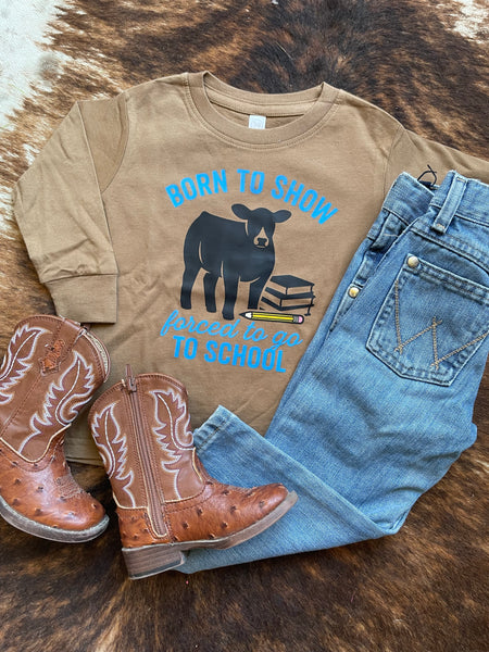 Kids Born to Show Tee RTS