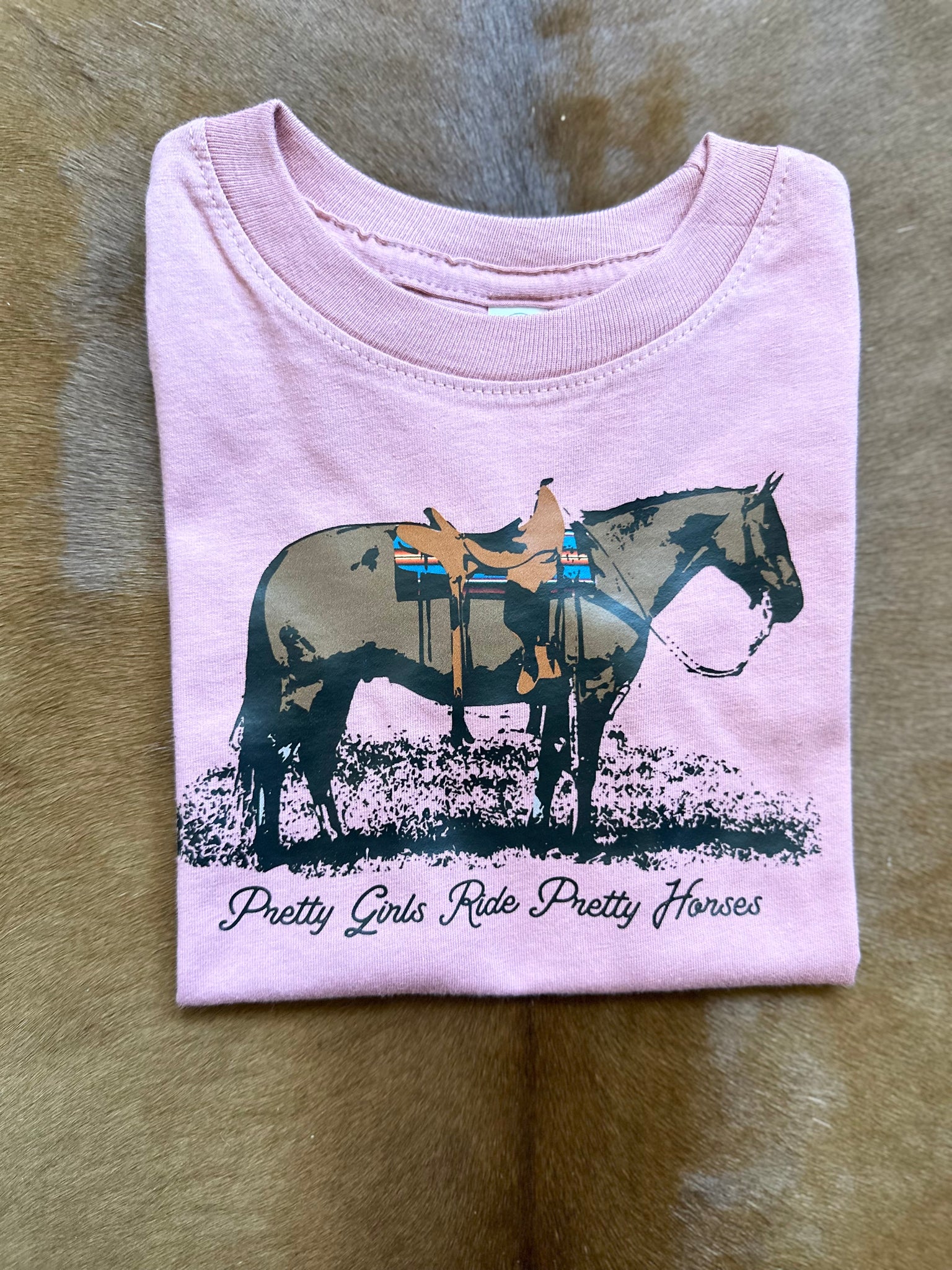 Kids Pretty Girls Ride Pretty Horses Mauve RTS
