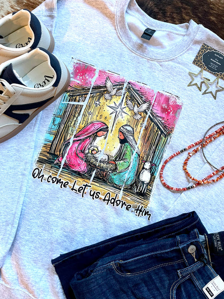 Let us Adore Him Crewneck RTS