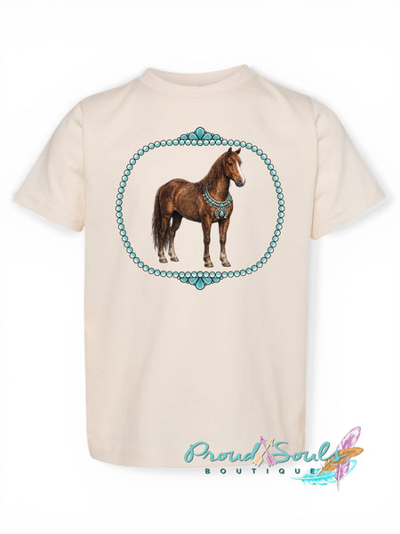 Kids Turquoise Red Mare PO