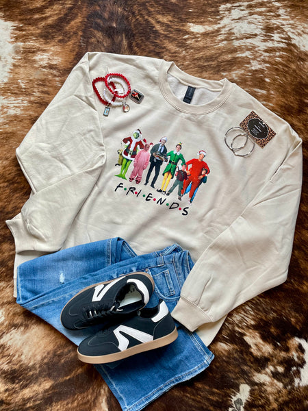 Christmas Friends Crewneck RTS