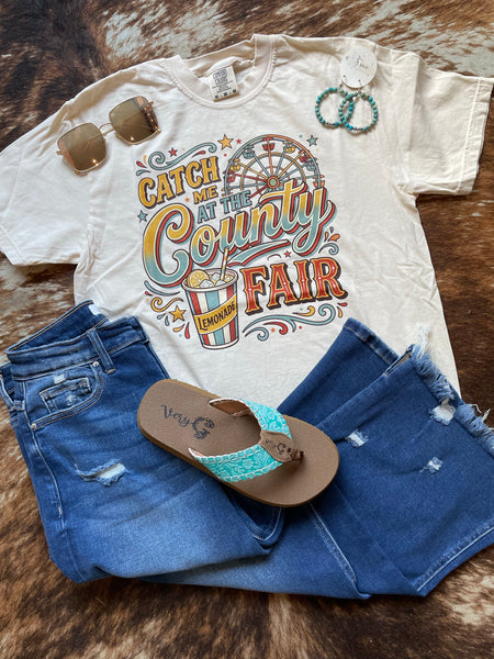 Natural Catch me at the County Fair Tee RTS