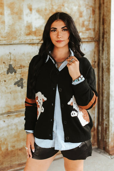 Cattle Cardi *Black Hereford