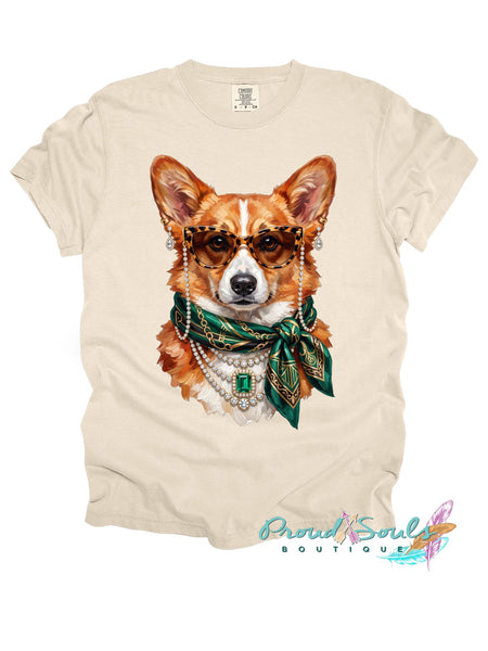 Glam Corgi Tee PO