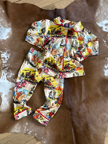 Kids Vintage Western PJ Set