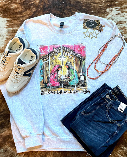 Let us Adore Him Crewneck RTS