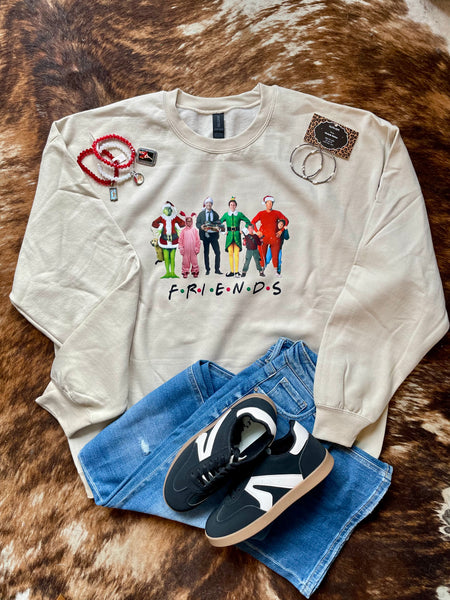 Christmas Friends Crewneck RTS