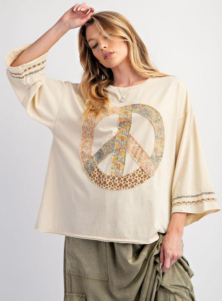 Natural Peace Patch Top ET24303