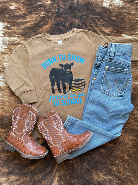 Kids Born to Show Tee RTS