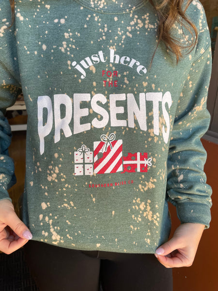 Here for the Presents Crewneck