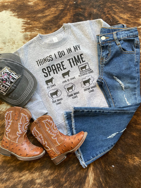 Kids Spare Time Crewneck RTS