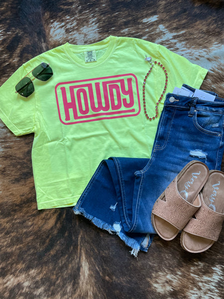 Neon Howdy Tee RTS