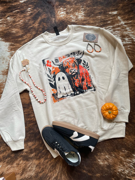 Spooky Cow Crewneck RTS