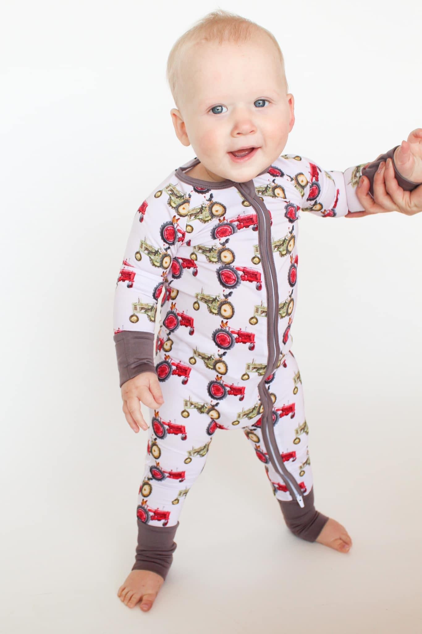 Clucking Around the Farm One Piece Pajamas