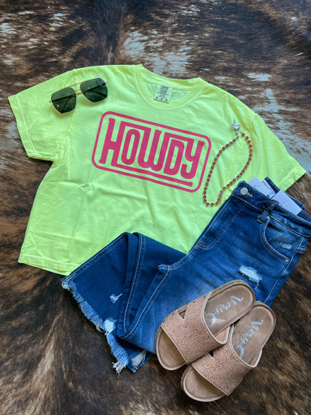 Neon Howdy Tee RTS