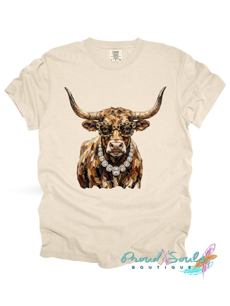 Western Glam Longhorn Tee PO