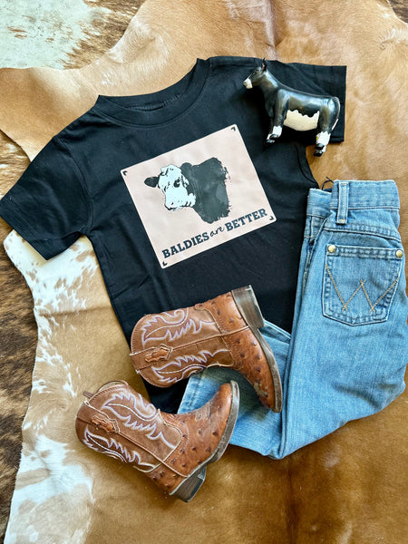 Kids Baldies are Better Tee RTS