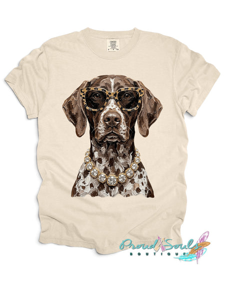 Glam German Shorthair Tee PO
