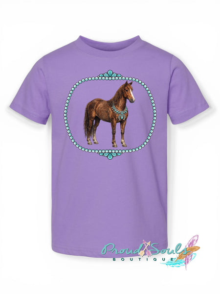 Kids Turquoise Red Mare PO