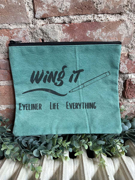 Wing It Makeup Bag (R)