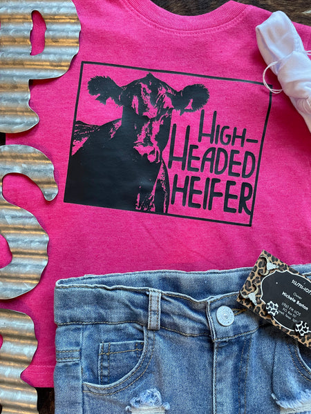 Kids High Headed Heifer Tee RTS