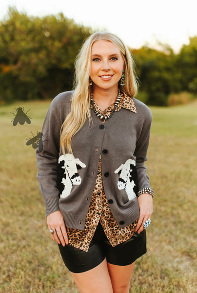 Cattle Cardi *Black Baldy