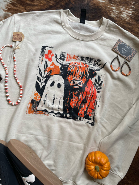 Spooky Cow Crewneck RTS