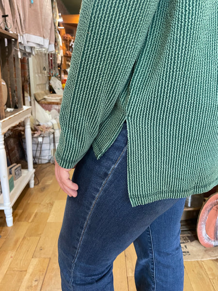 Hunter Ribbed Boat Neck Long Sleeve RTL-8452A5
