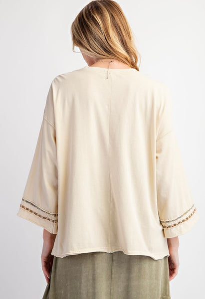 Natural Peace Patch Top ET24303