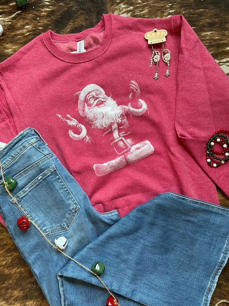 Vintage Santa Crewneck Red RTS