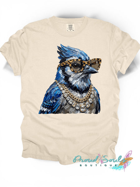 Glam Blue Jay Tee PO