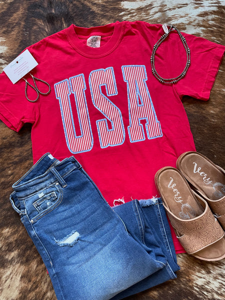Red USA Tee RTS
