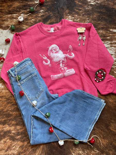 Vintage Santa Crewneck Red RTS