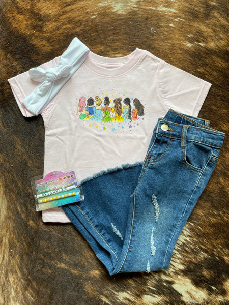 Kids Retro Princess Tee RTS