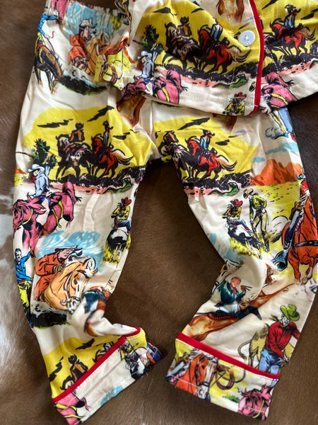 Kids Vintage Western PJ Set