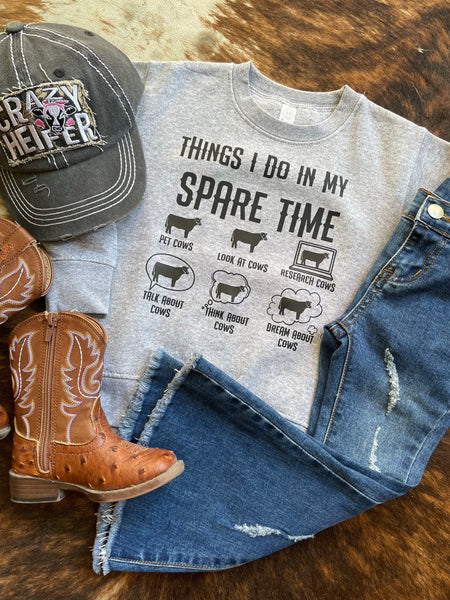 Kids Spare Time Crewneck RTS