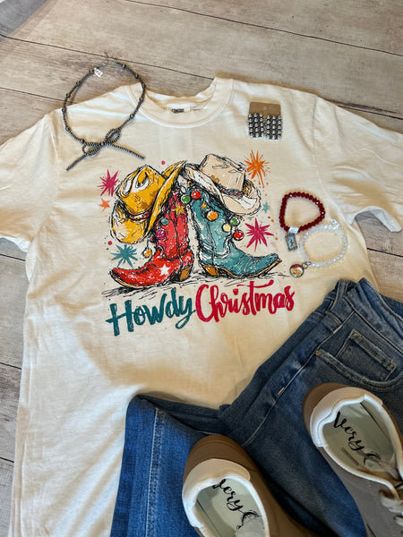 Howdy Christmas Tee RTS