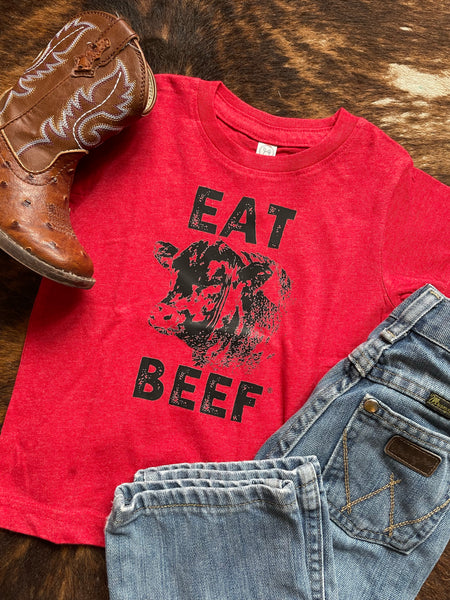 Kids Eat Beef Tee RTS
