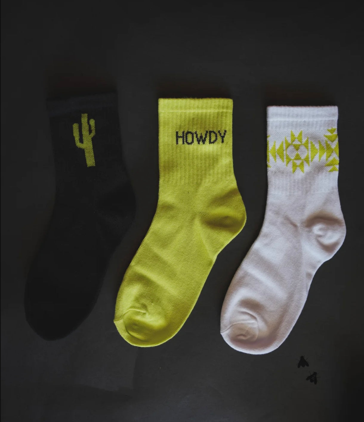 Sock em Silly Cacti Neon