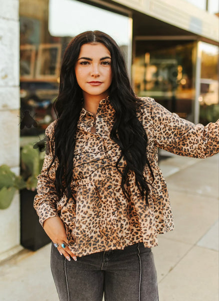 Loopty Lou L/S Leopard