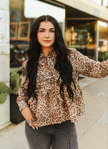 Loopty Lou L/S Leopard