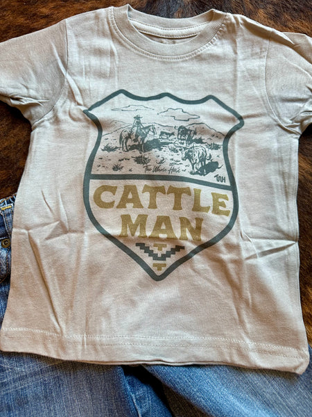 Kids Cattle Man Tee