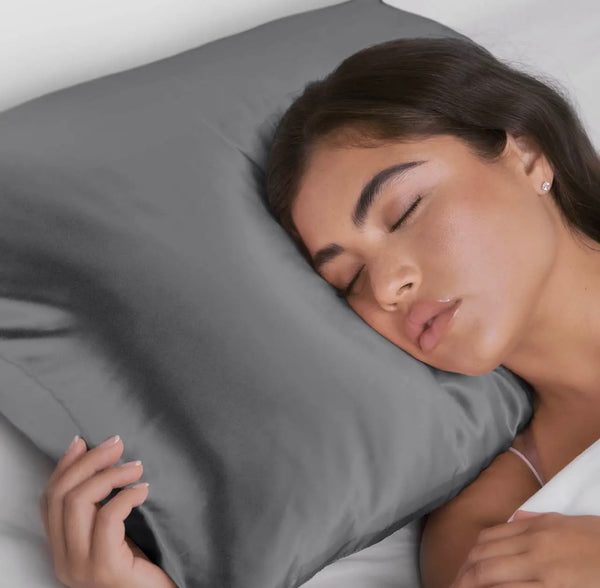 Standard Satin Pillowcase - Charcoal