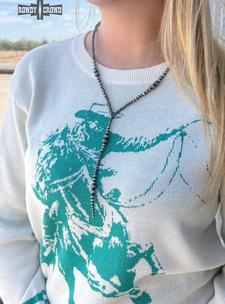 Lariat Pearls Necklace