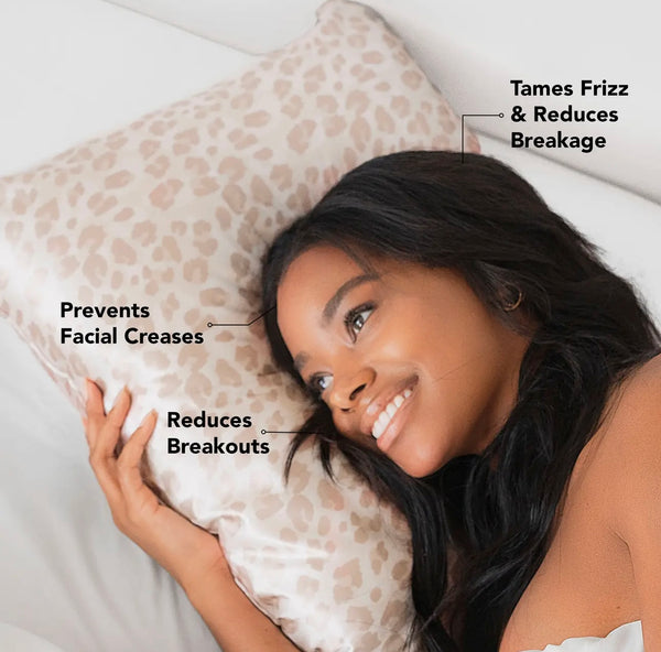 Standard Satin Pillowcase - Leopard