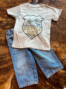 Kids Cattle Man Tee