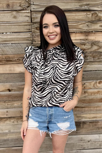 Savanna Stripe Top